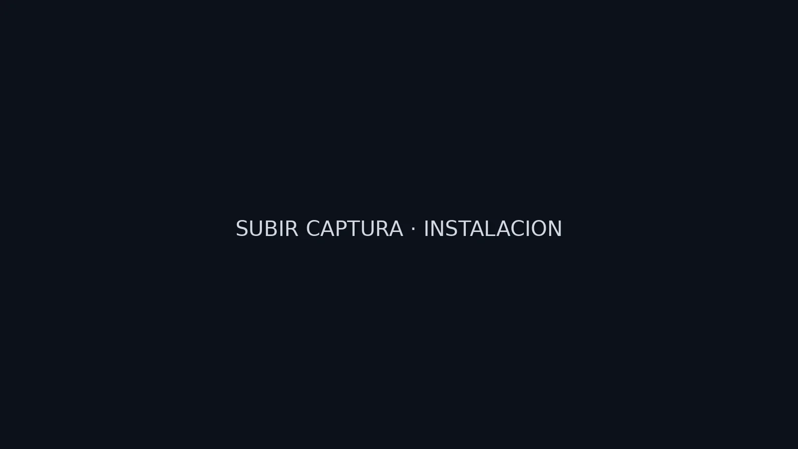 Captura de instalación de MiPTV